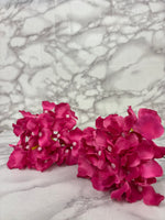 Artificial Purple Hydrangea Flower Heads – Premium Silk Decorative Flowers (Pack of 50)