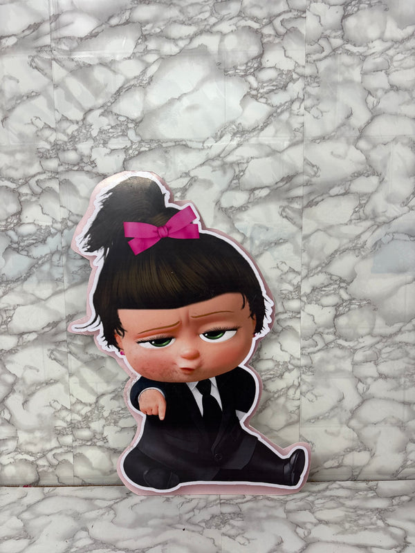 Boss Baby Girl Theme Cutout – Cartoon Party Decoration Prop (Premium Print) Size (2 feet)