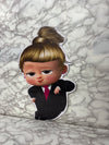 Boss Baby Girl Theme Cutout – Cartoon Party Decoration Prop (Premium Print)