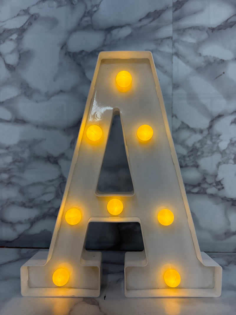 LED Alphabet Letter Light “A-Z” | Marquee Light for Home, Events & Party Decor